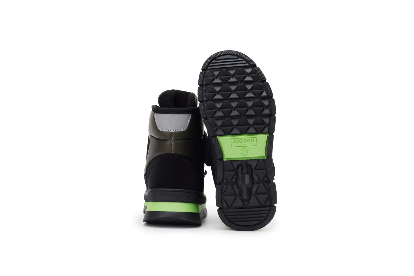 Ботинки 35210KB-1209 зеленый термохром, фото 4